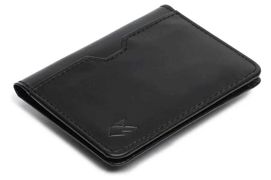 Foxhackle Leder-Kreditkarten-Geldbörse für Männer und Frauen, dünne Bifold-Geldbörse mit RFID-Blockierung