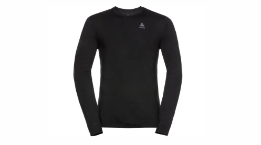Odlo Herren Natural 100 % Merino Warm Langarm-Baselayer-Oberteil