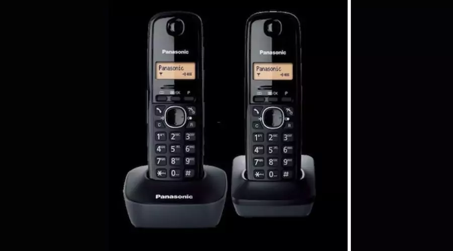 Panasonic KX-TG1612FXH cordless telephones, black
