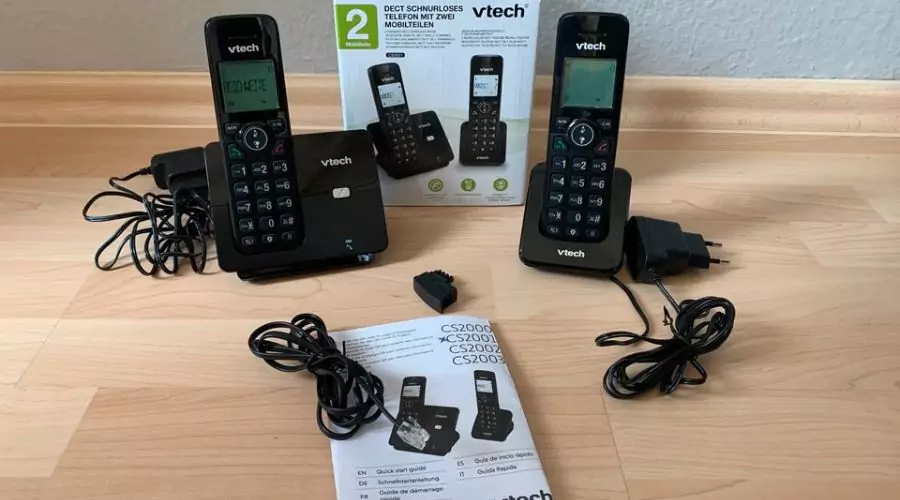 VTech ES2001 DECT cordless telephone with two handsets