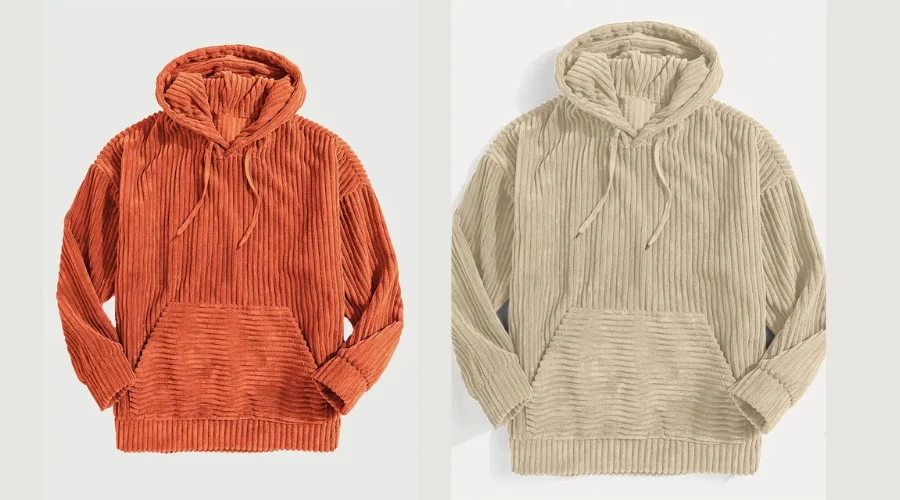 Lässiges Kapuzen-Sweatshirt mit Kängurutasche