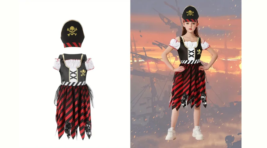 Piratenkostüm-Set für Mädchen