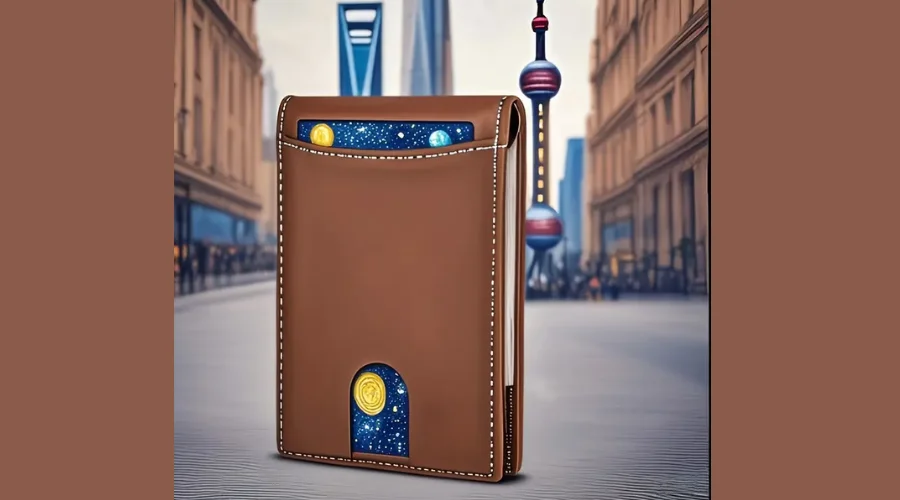 RFID-blockierende Herren-Geldbörse aus echtem Leder