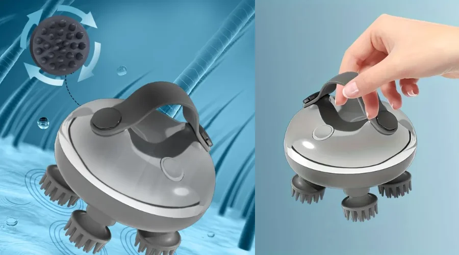 USB-aufladbarer elektrisches Kopfhautmassagegerät