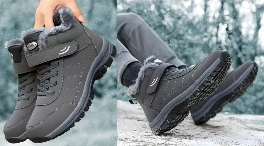 Rutschfeste Schneestiefel für Herren