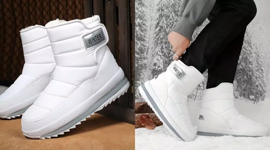 Warme Winter-Schneestiefel