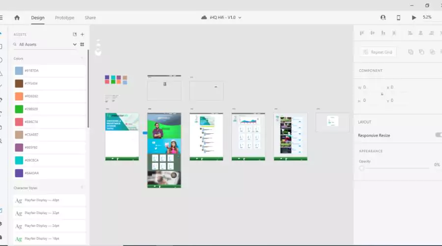 Hauptmerkmale von Adobe XD für UX/UI-Designer